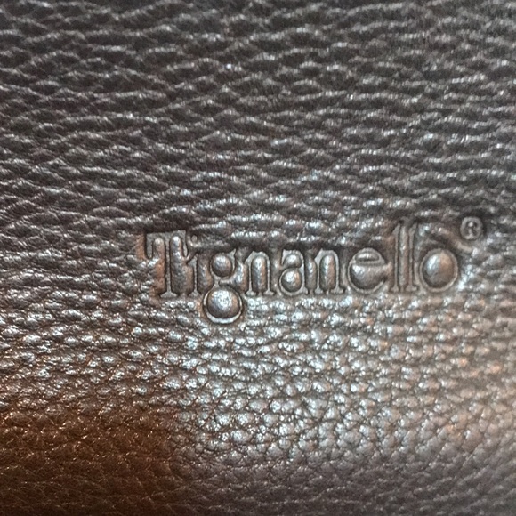 TIGNANELLO LEATHER SHOULDER BAG - Picture 3 of 11